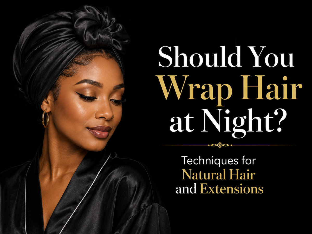 Should You Wrap Hair at Night? Techniques for Natural Hair and Extensions