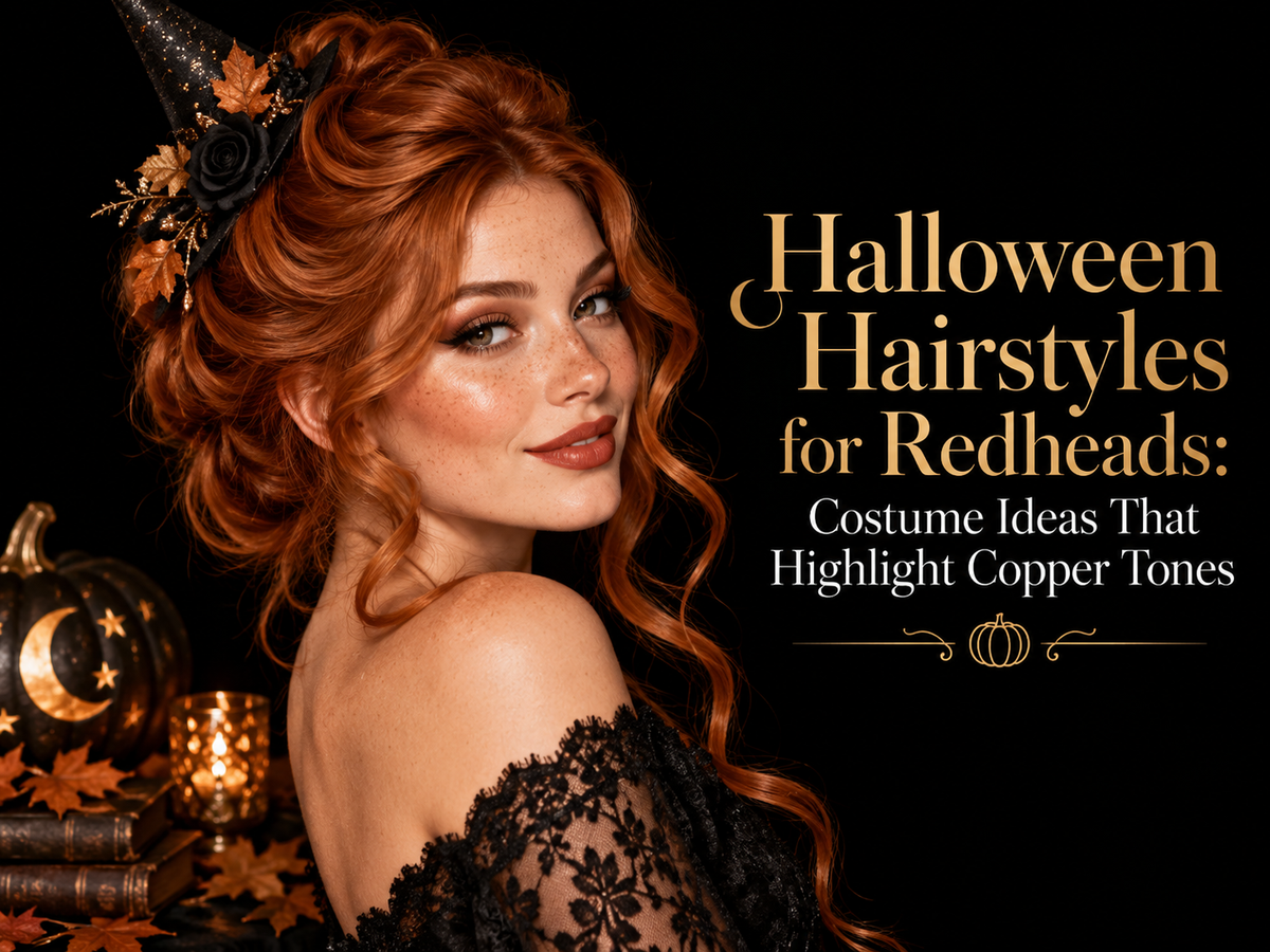 Halloween Hairstyles for Redheads: Costume Ideas That Highlight Copper Tones