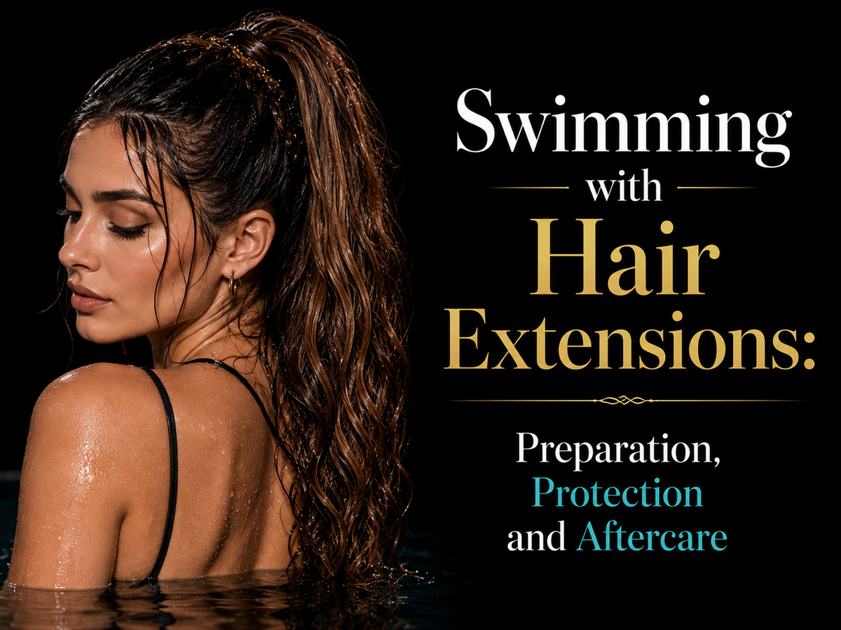 Swimming with Hair Extensions: Preparation, Protection and Aftercare