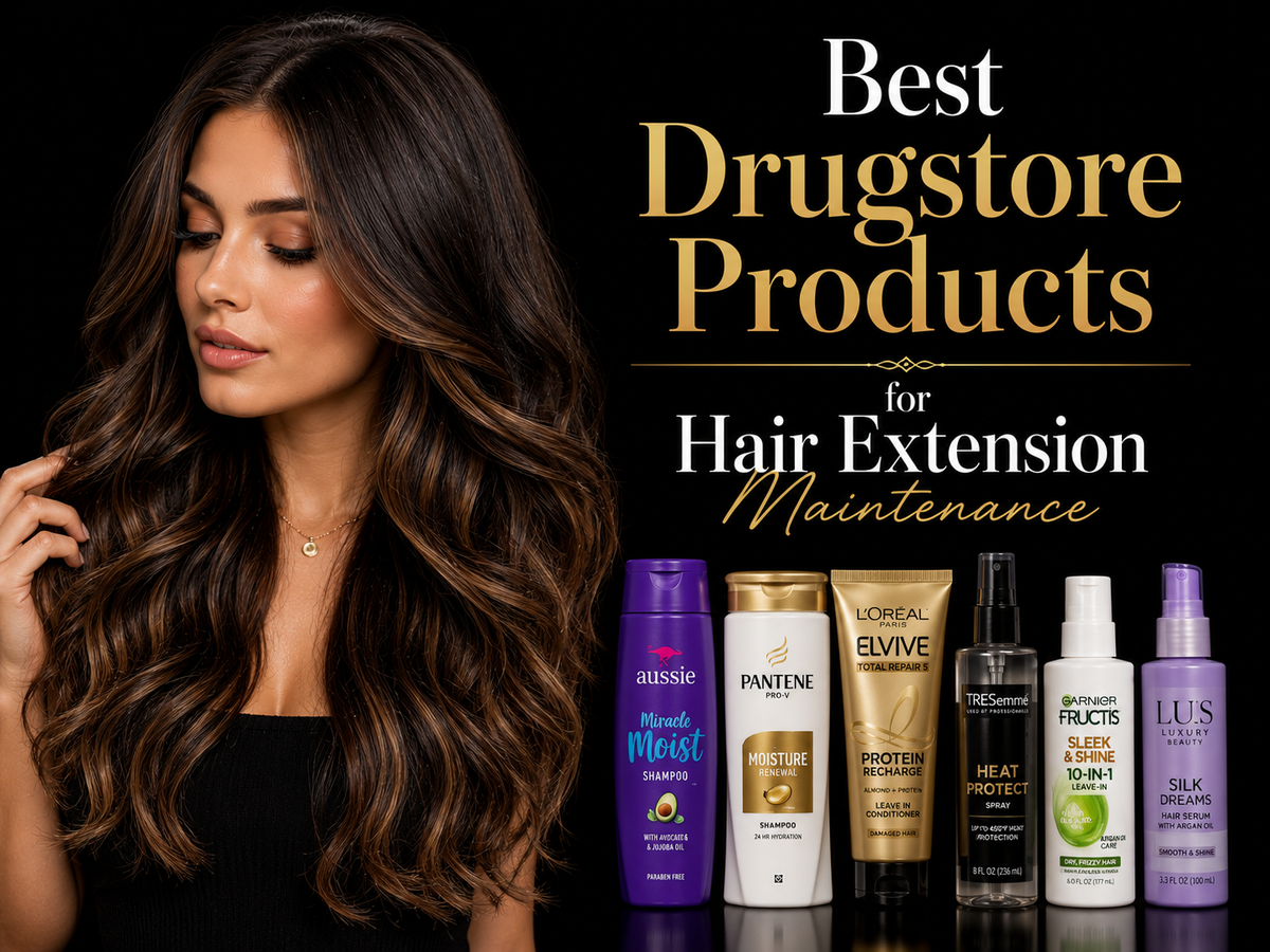 Best Drugstore Products for Hair Extension Maintenance
