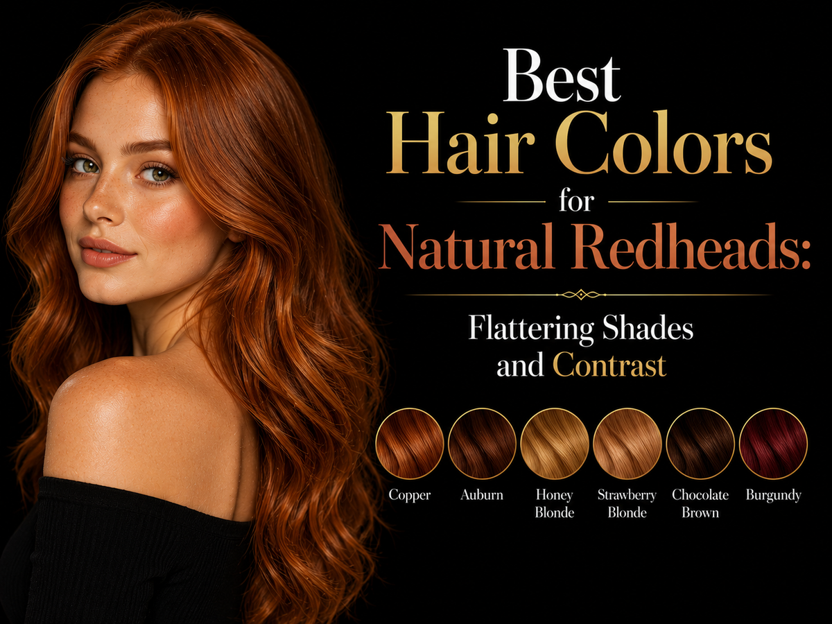 Best Hair Colors for Natural Redheads: Flattering Shades and Contrast
