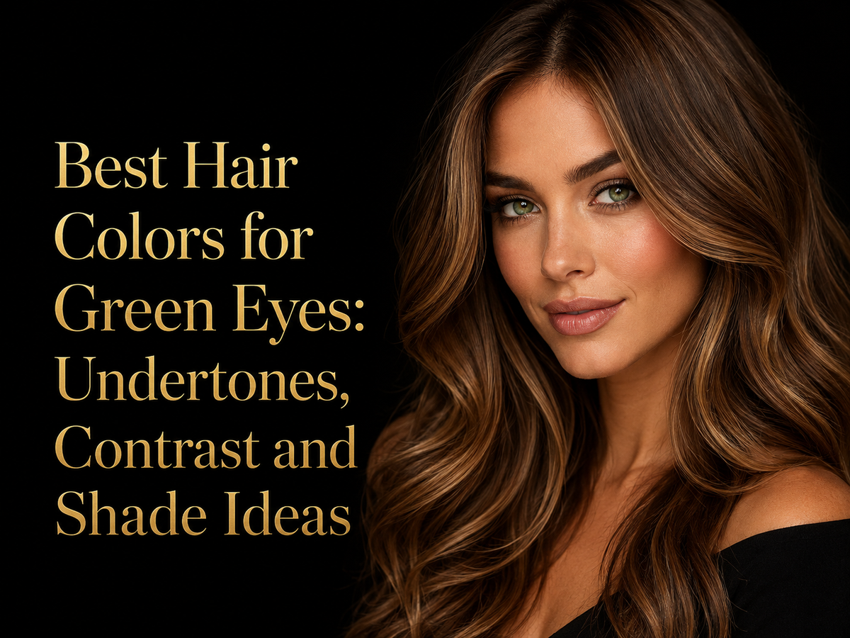Best Hair Colors for Green Eyes: Undertones, Contrast and Shade Ideas