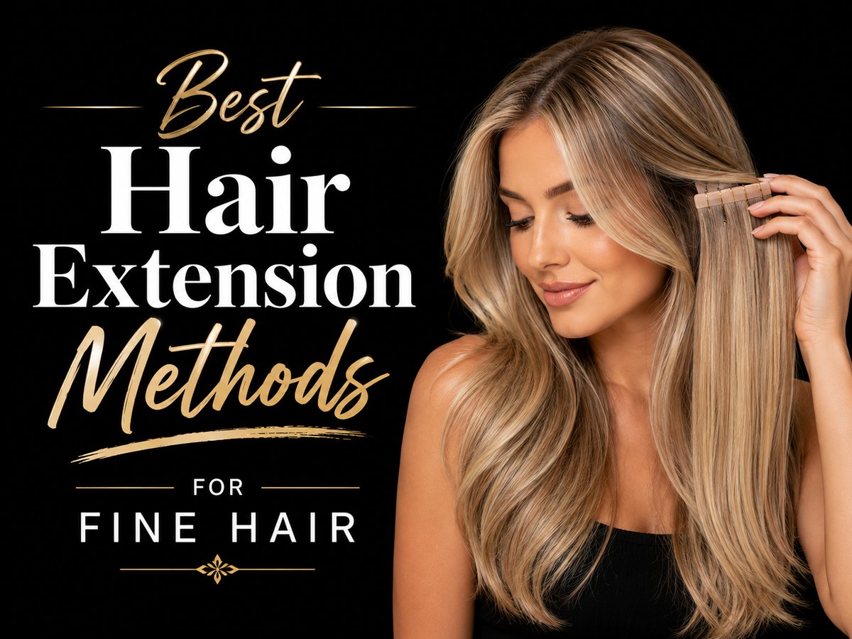 Best Hair Extension Methods for Fine Hair