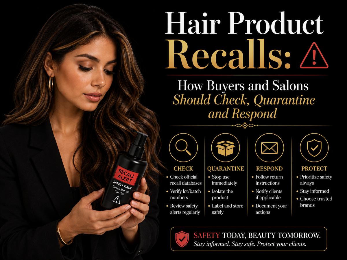 Hair Product Recalls: How Buyers and Salons Should Check , Quarantine and Respond