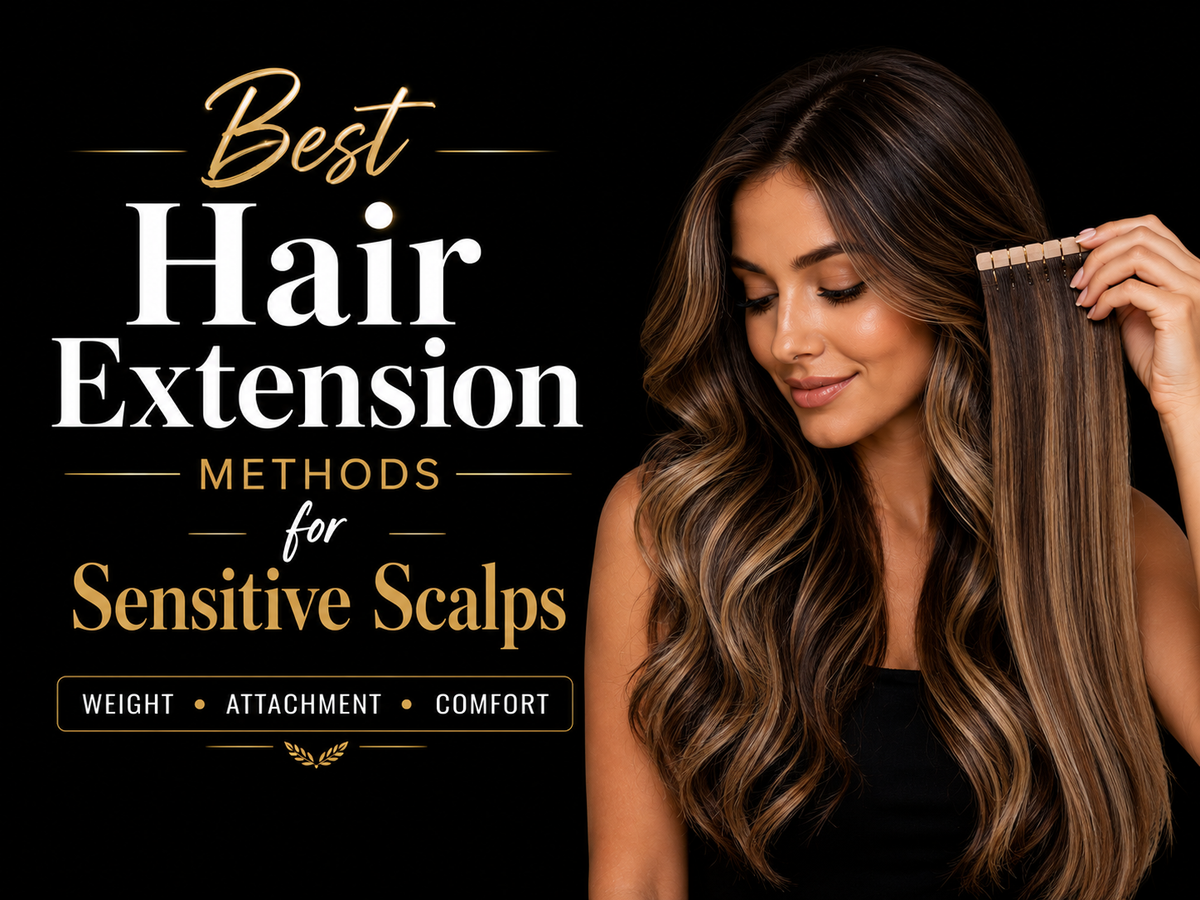 Best Hair Extension Methods for Sensitive Scalps: Weight, Attachment and Comfort