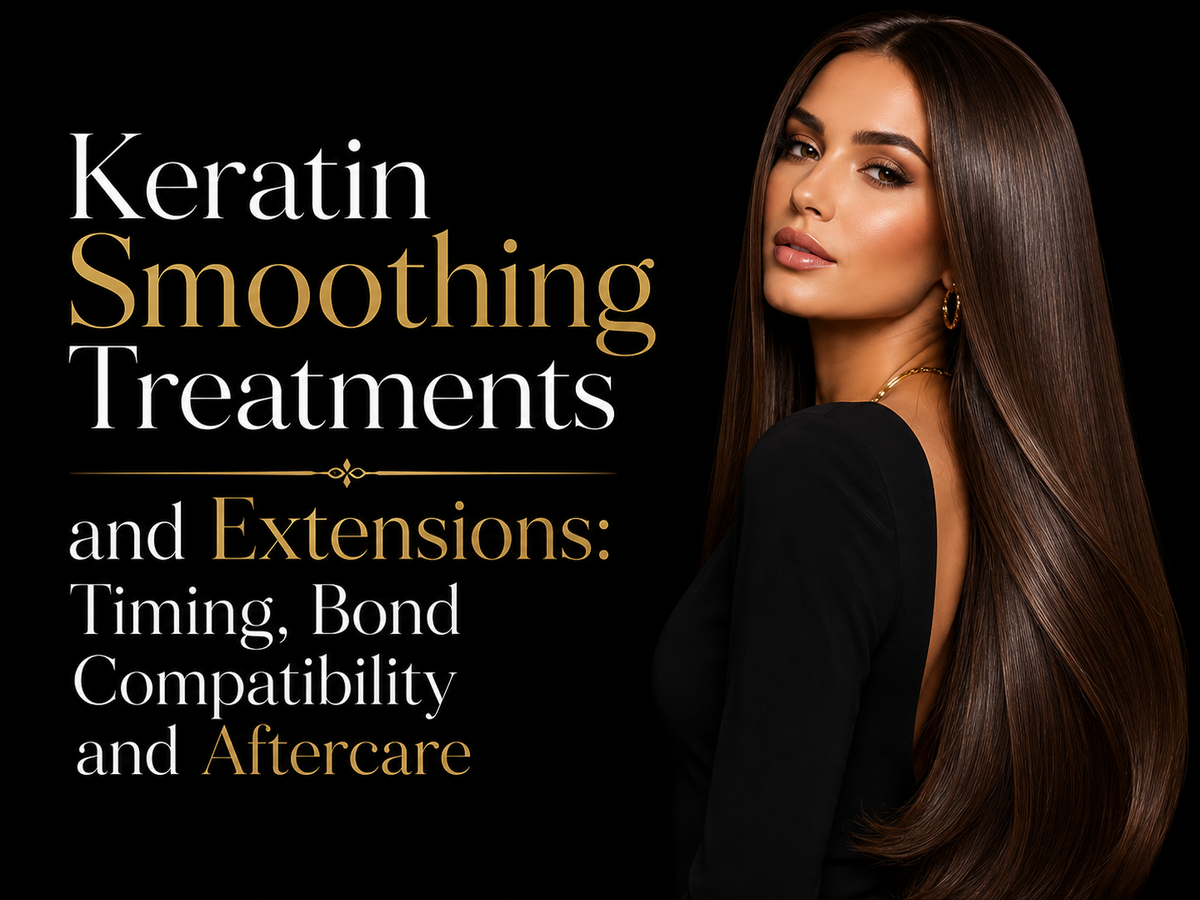 Keratin Smoothing Treatments and Extensions: Timing, Bond Compatibility and Aftercare