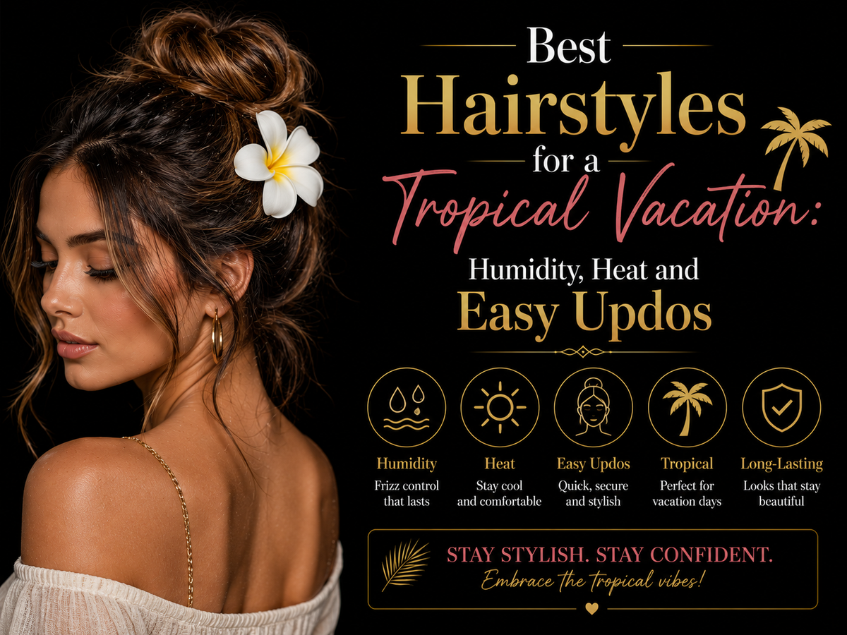 Best Hairstyles for a Tropical Vacation: Humidity, Heat and Easy Updos