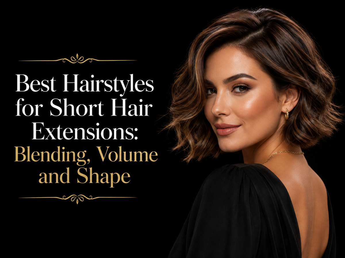 Best Hairstyles for Short Hair Extensions: Blending, Volume and Shape