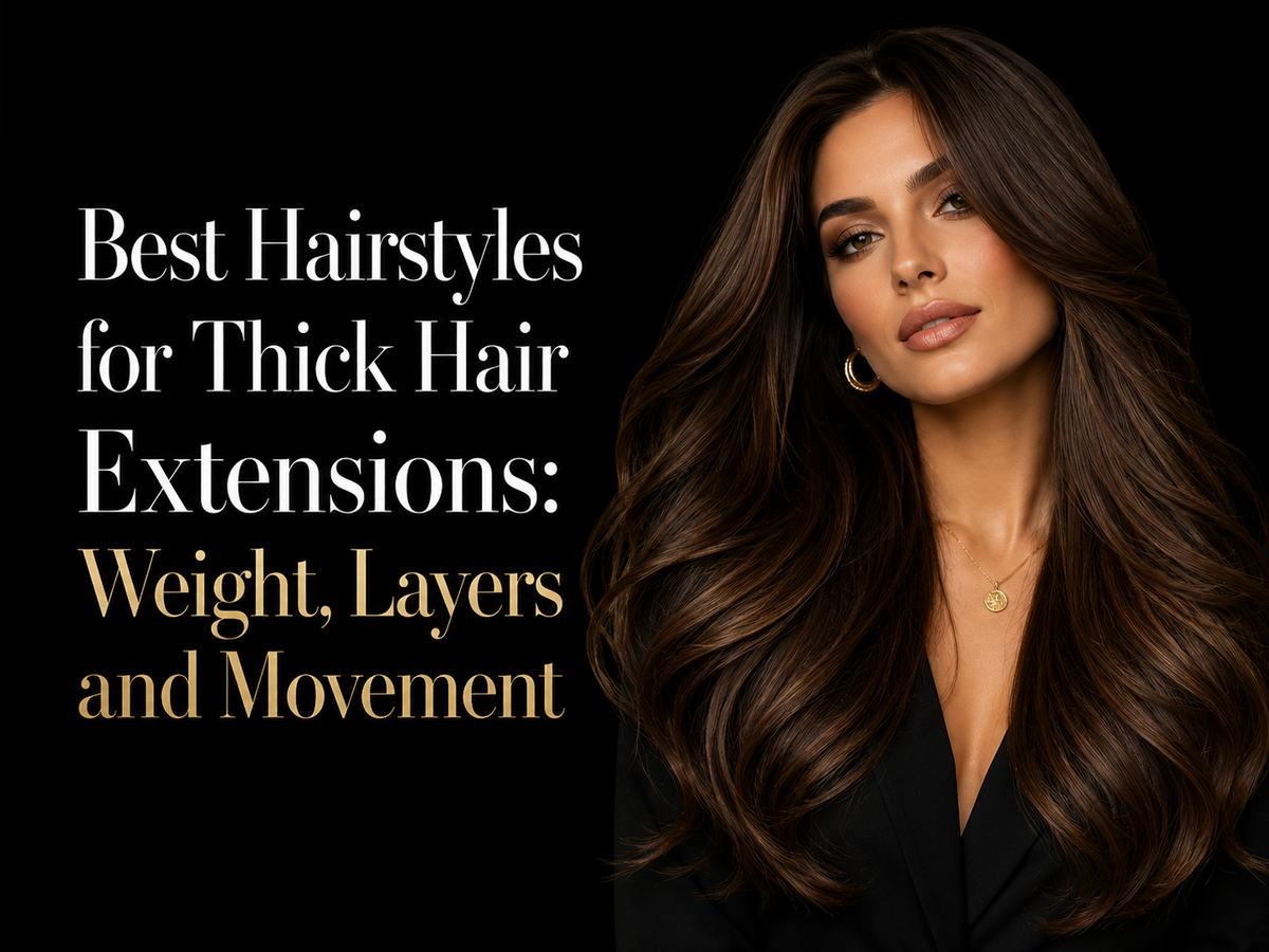 Best Hairstyles for Thick Hair Extensions: Weight, Layers and Movement