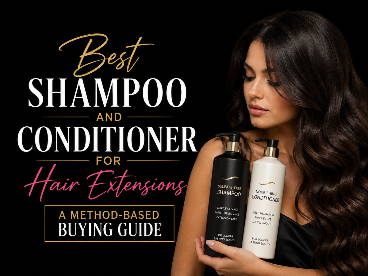Best Shampoo and Conditioner for Hair Extensions: A Method-Based Buying Guide