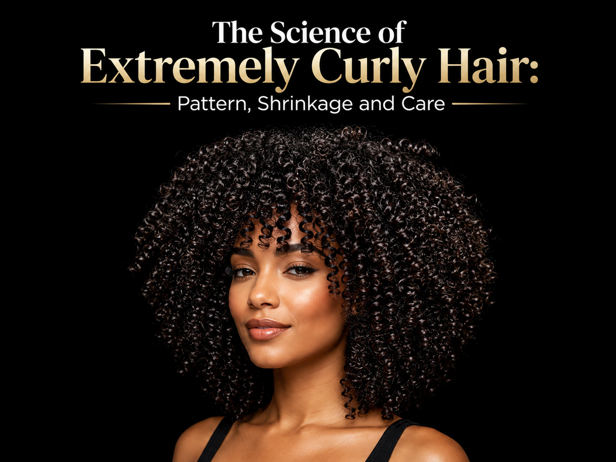 The Science of Extremely Curly Hair: Pattern, Shrinkage and Care