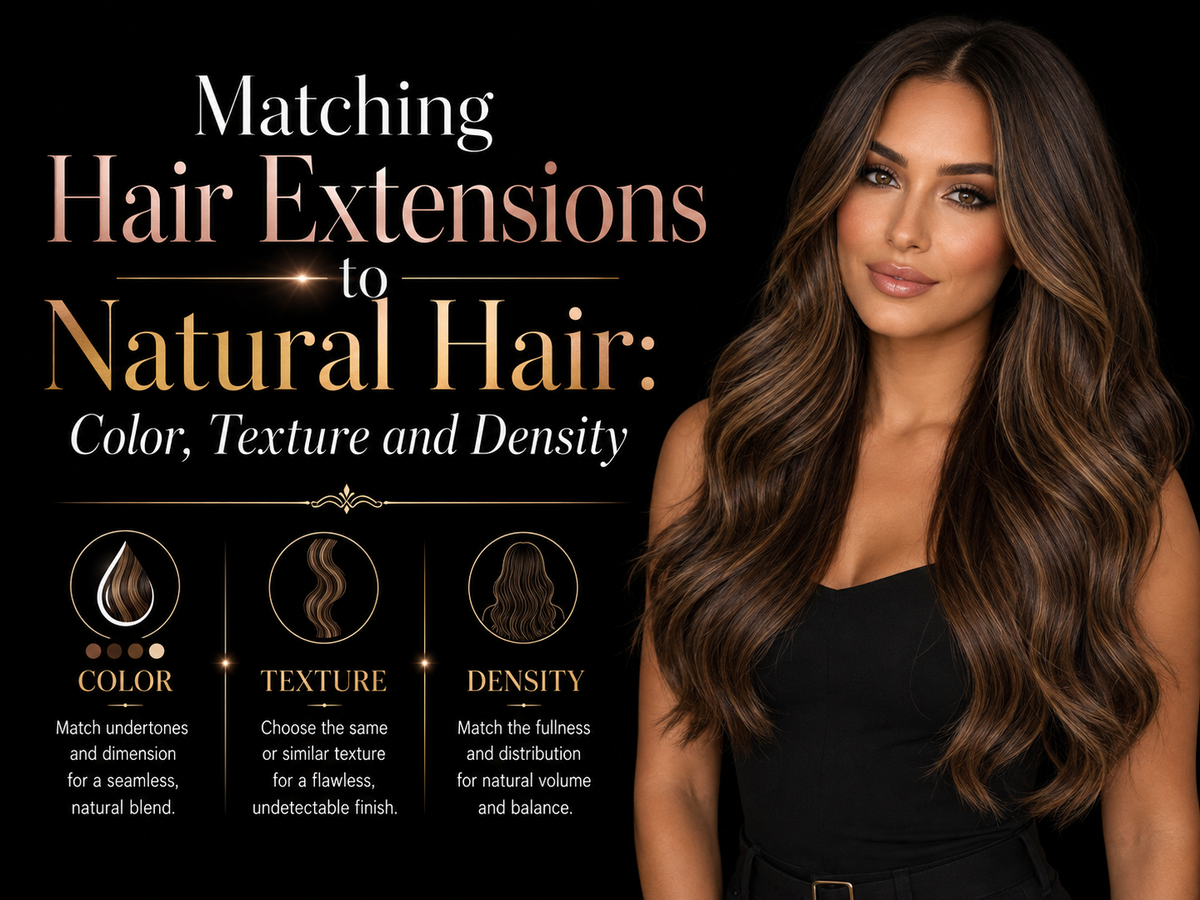 Matching Hair Extensions to Natural Hair: Color, Texture and Density