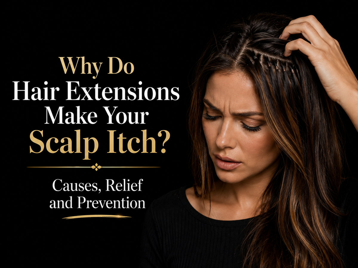 Why Do Hair Extensions Make Your Scalp Itch? Causes, Relief and Prevention