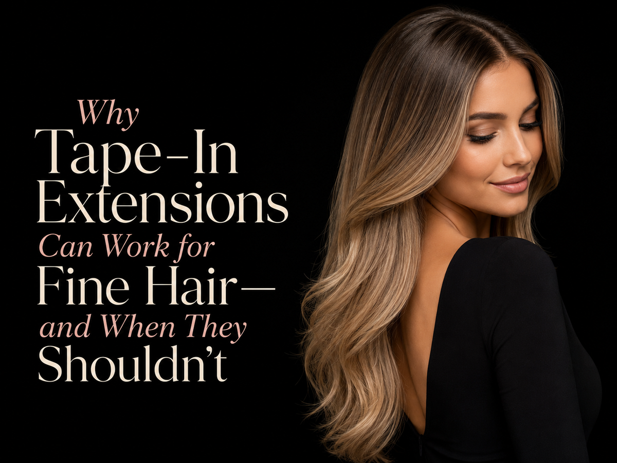 Why Tape-In Extensions Can Work for Fine Hair—and When They Shouldn't
