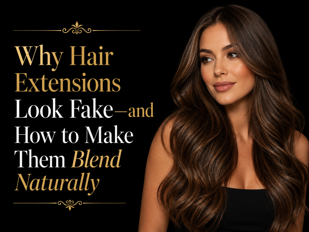 Why Hair Extensions Look Fake—and How to Make Them Blend Naturally