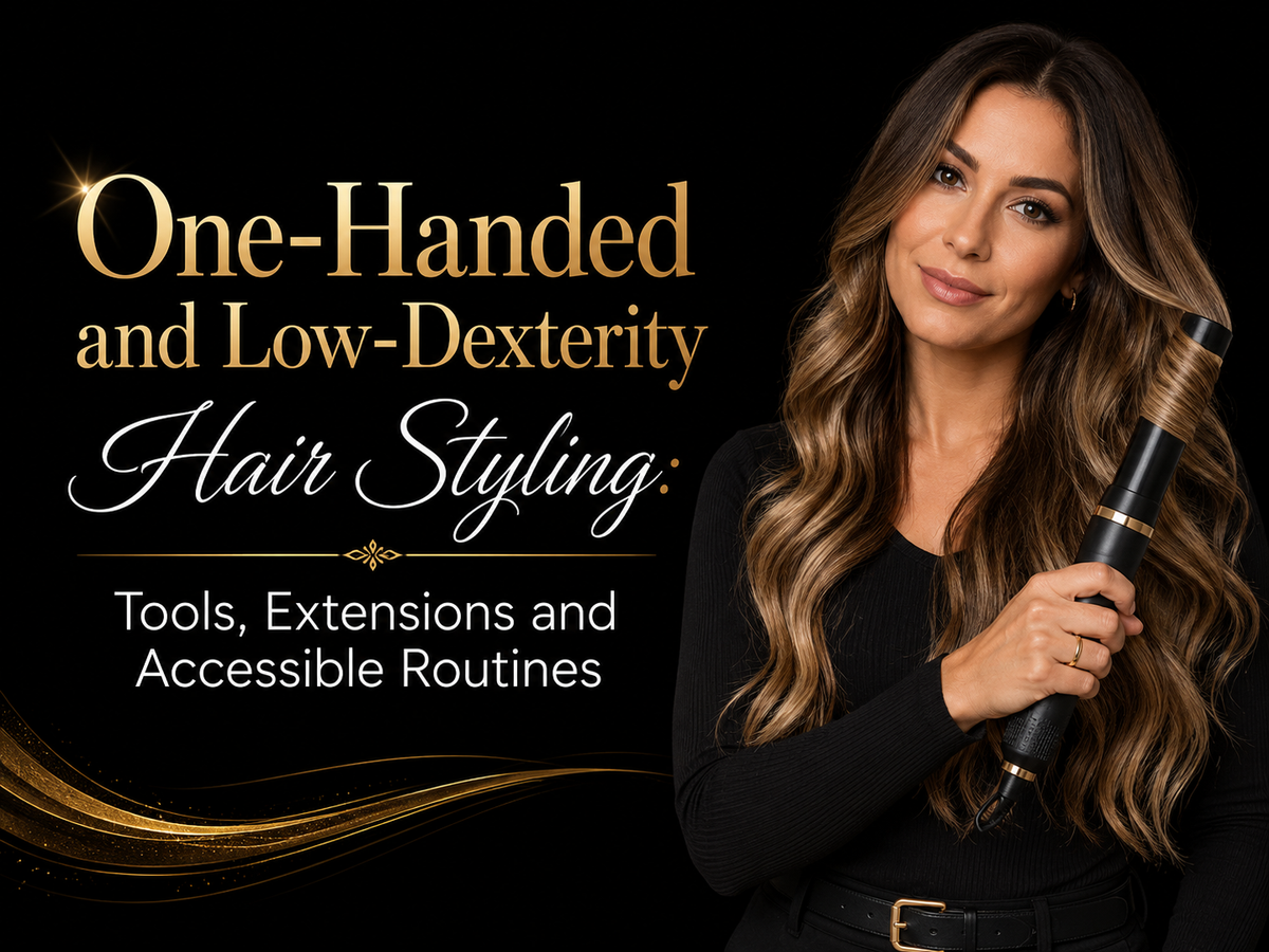 One-Handed and Low-Dexterity Hair Styling: Tools, Extensions and Accessible Routines