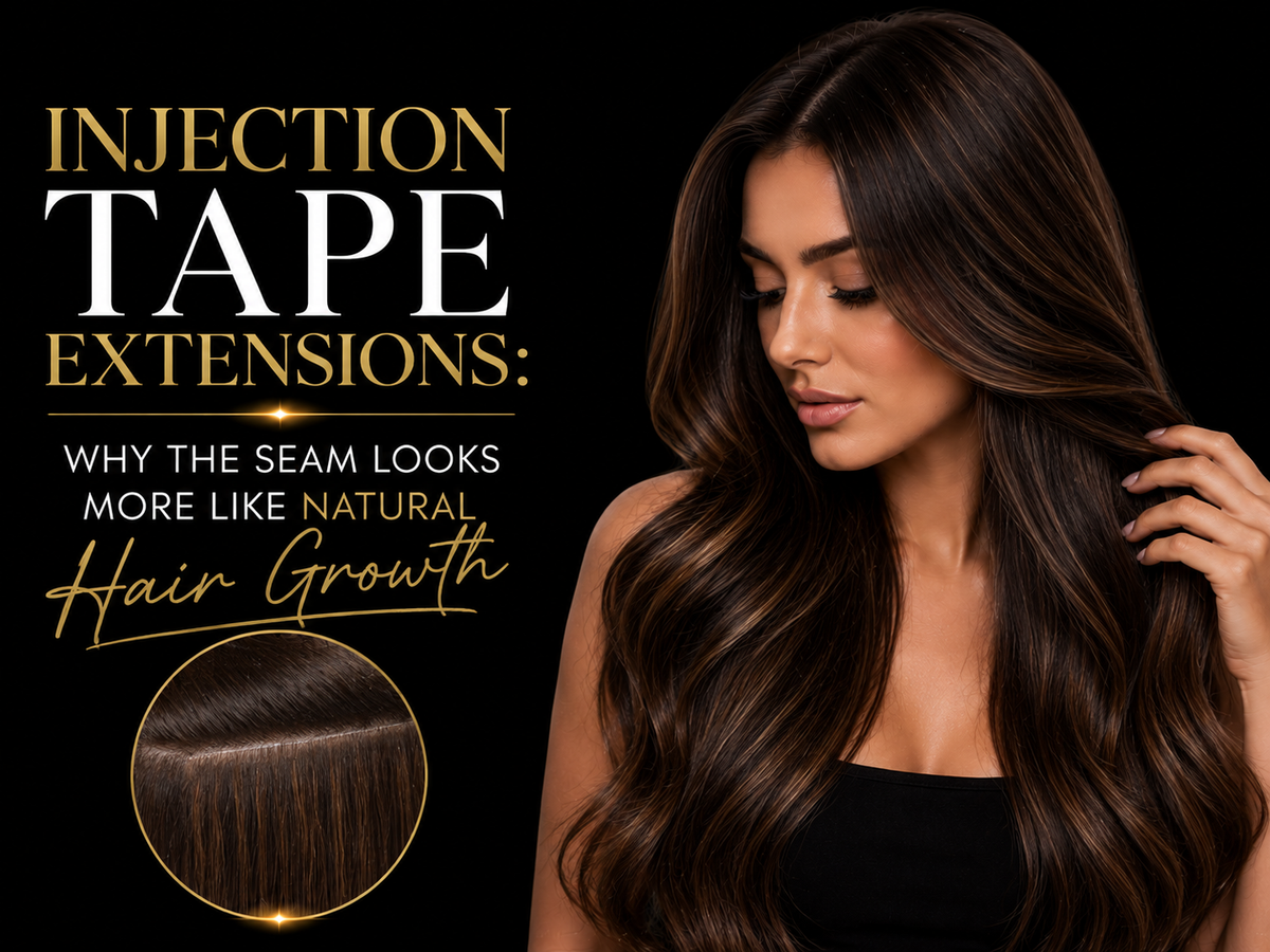 Injection Tape Extensions: Why the Seam Looks More Like Natural Hair Growth