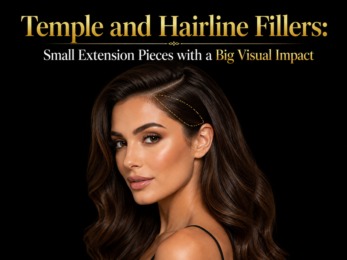Temple and Hairline Fillers: Small Extension Pieces with a Big Visual Impact