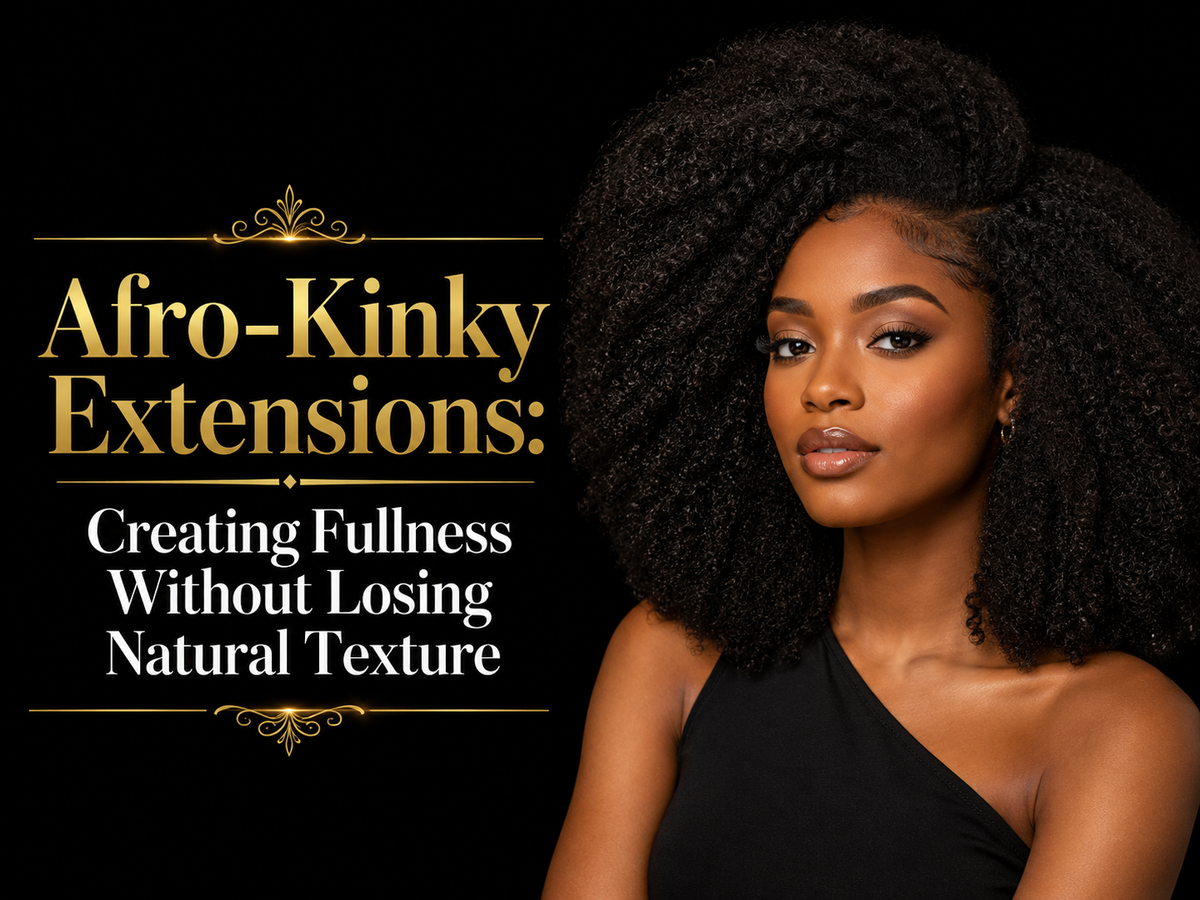 Afro-Kinky Extensions: Creating Fullness Without Losing Natural Texture