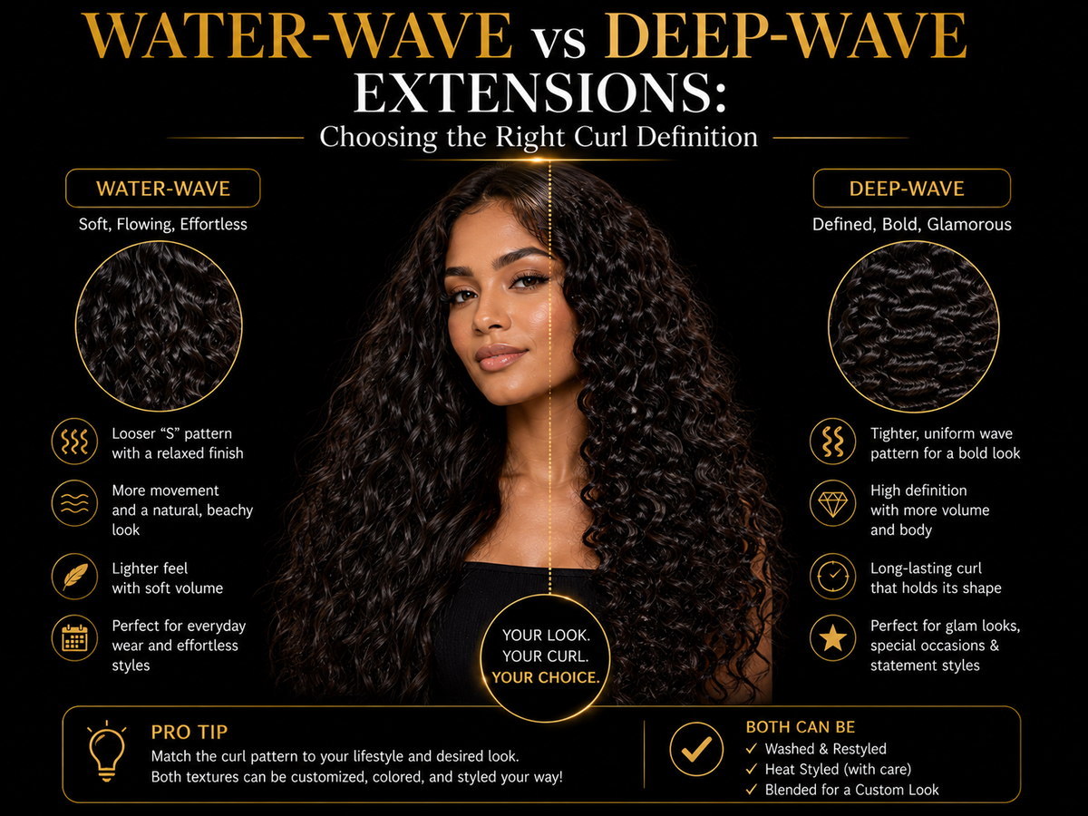 Water-Wave vs Deep-Wave Extensions: Choosing the Right Curl Definition