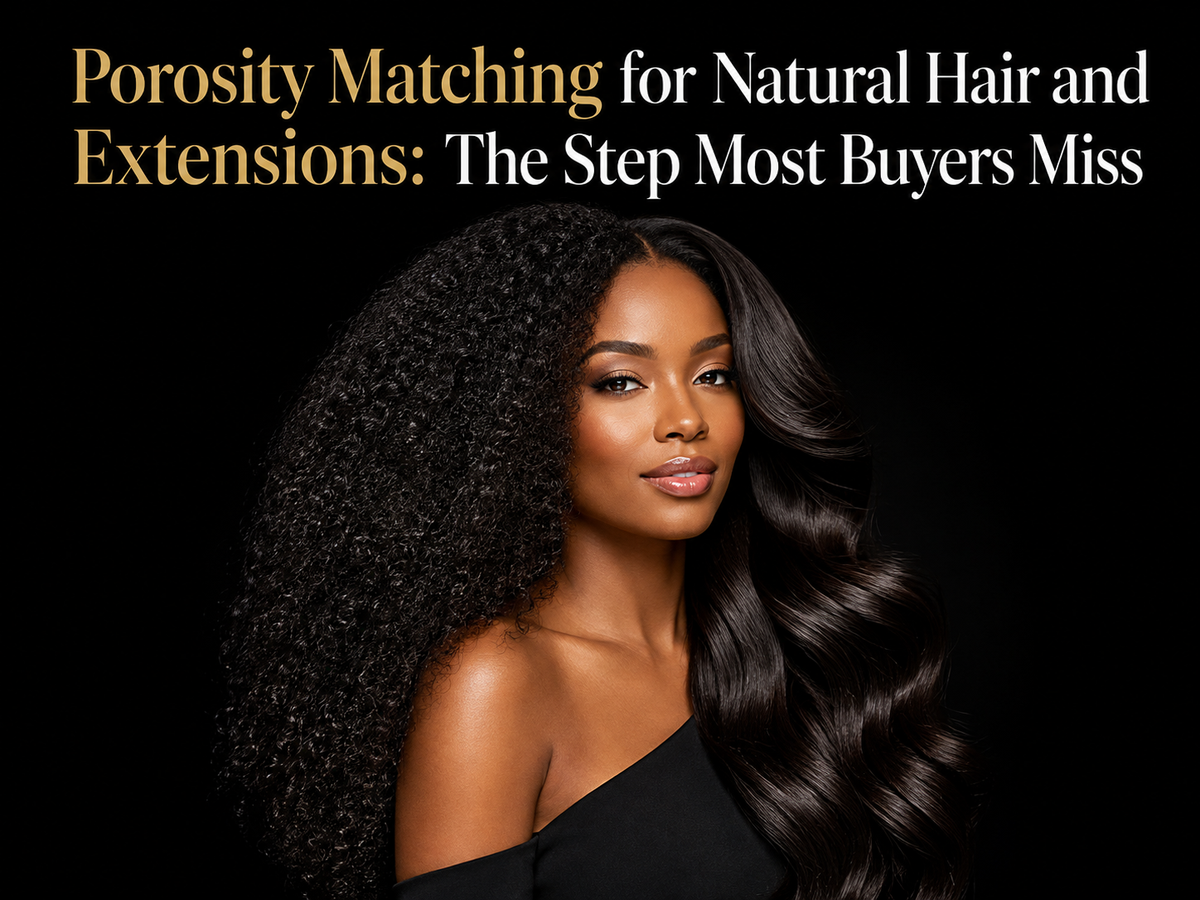 Porosity Matching for Natural Hair and Extensions: The Step Most Buyers Miss