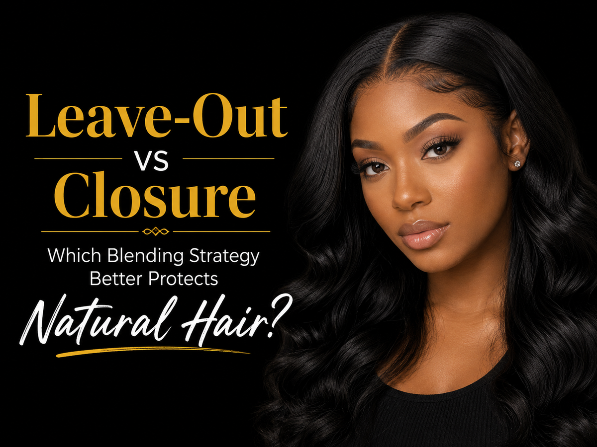 Leave-Out vs Closure: Which Blending Strategy Better Protects Natural Hair?
