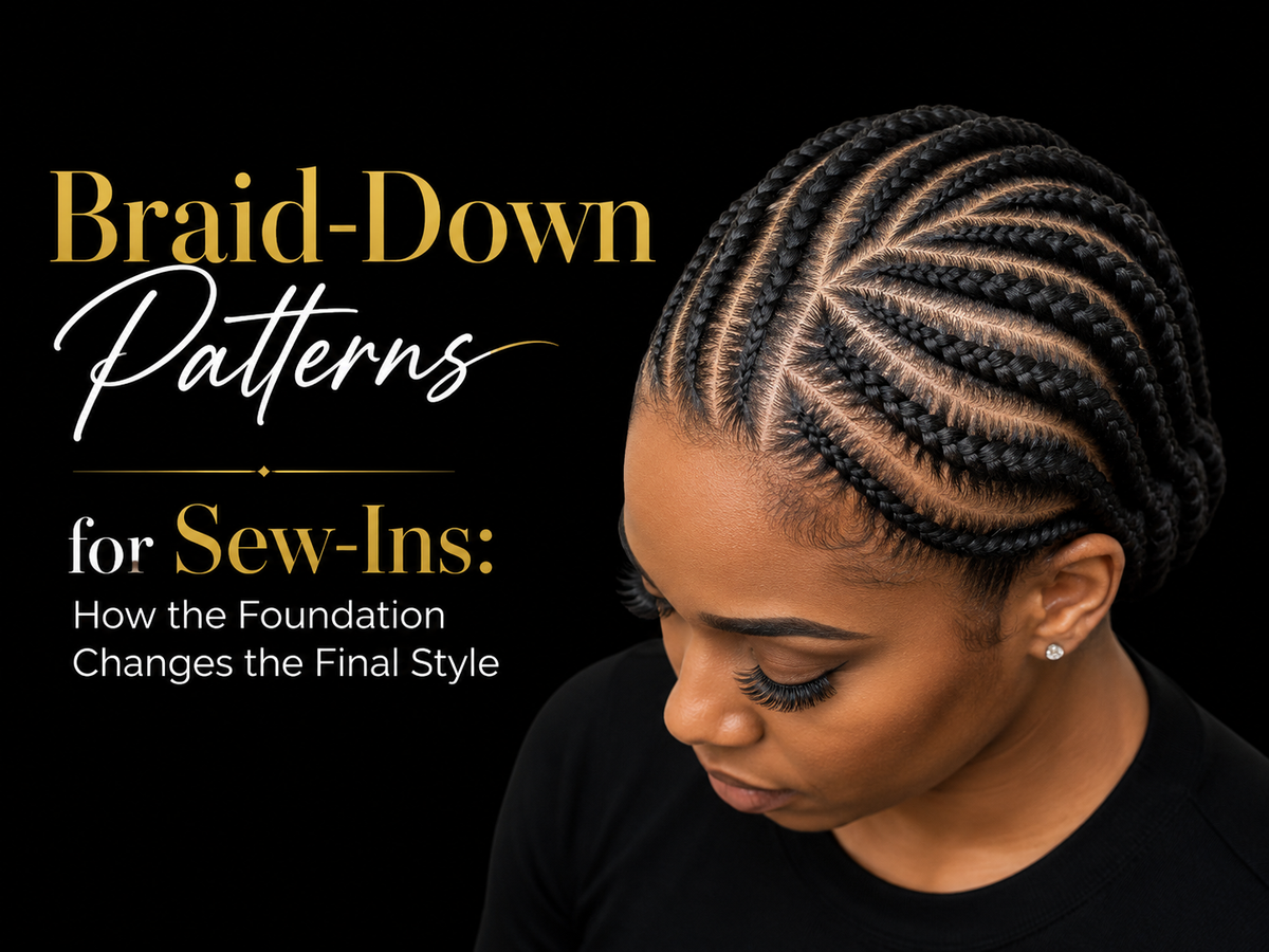 Braid-Down Patterns for Sew-Ins: How the Foundation Changes the Final Style