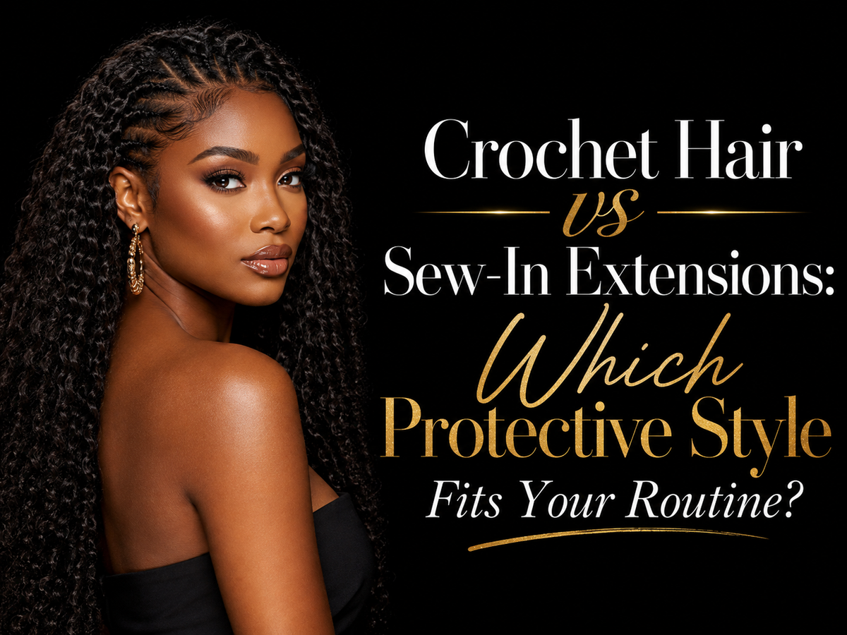 Crochet Hair vs Sew-In Extensions: Which Protective Style Fits Your Routine?
