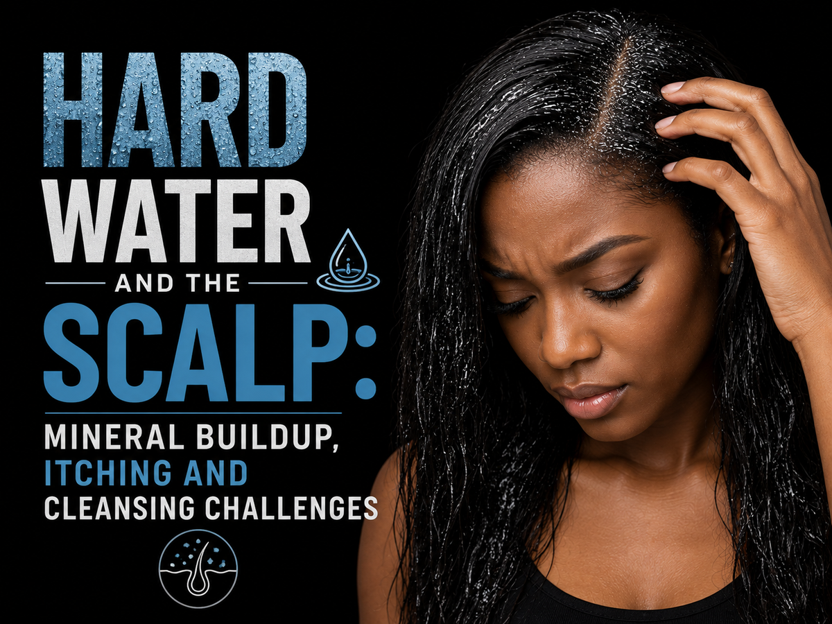 Hard Water and the Scalp: Mineral Buildup, Itching and Cleansing Challenges