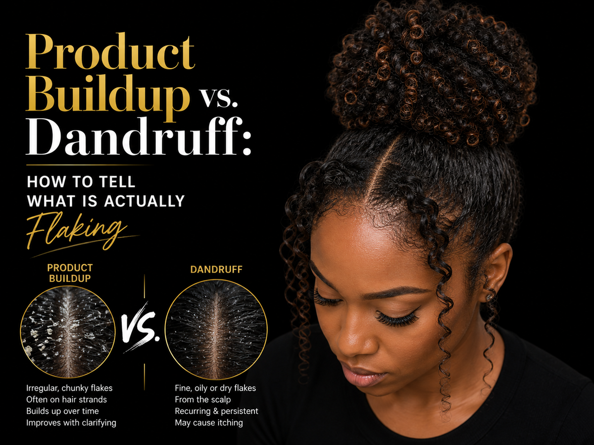 Product Buildup vs Dandruff: How to Tell What Is Actually Flaking