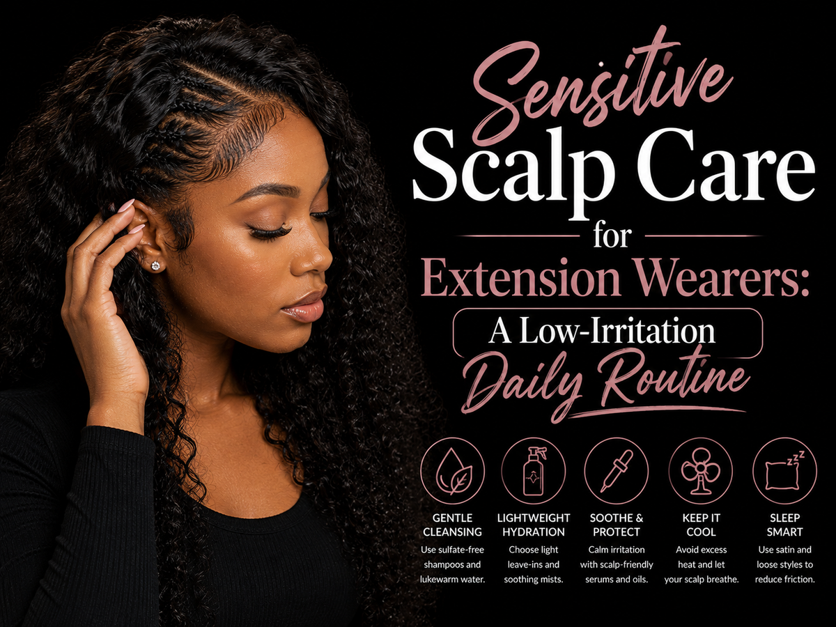 Sensitive Scalp Care for Extension Wearers: A Low-Irritation Daily Routine