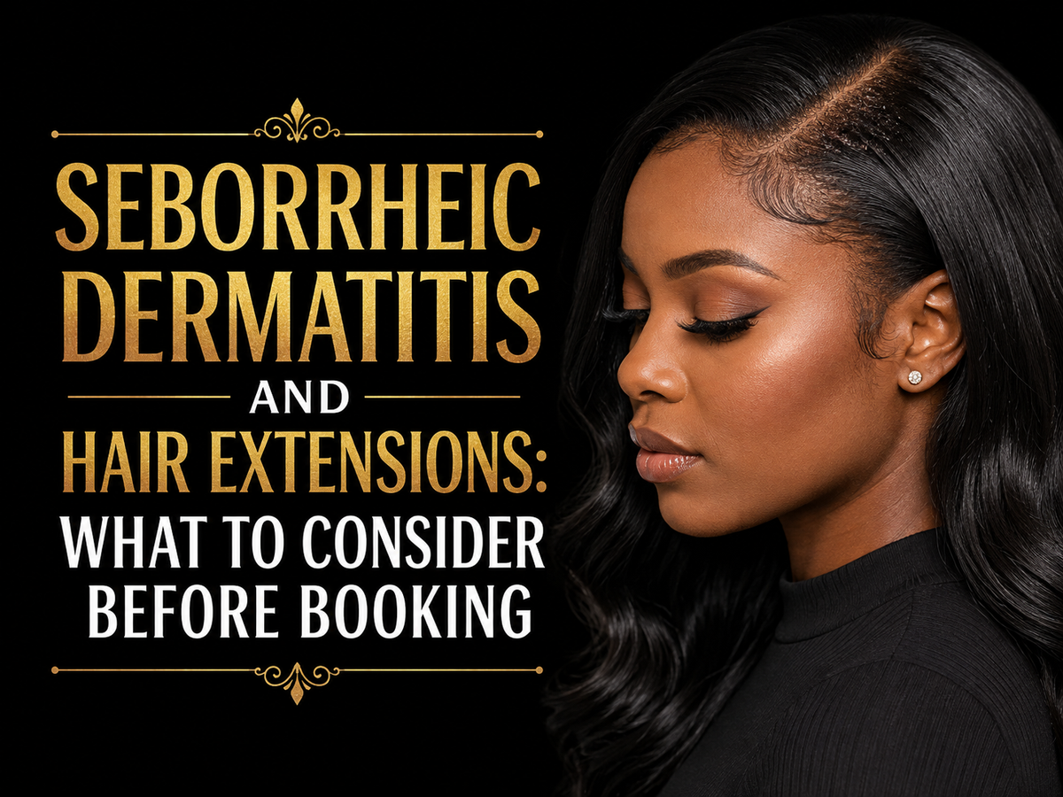 Seborrheic Dermatitis and Hair Extensions: What to Consider Before Booking