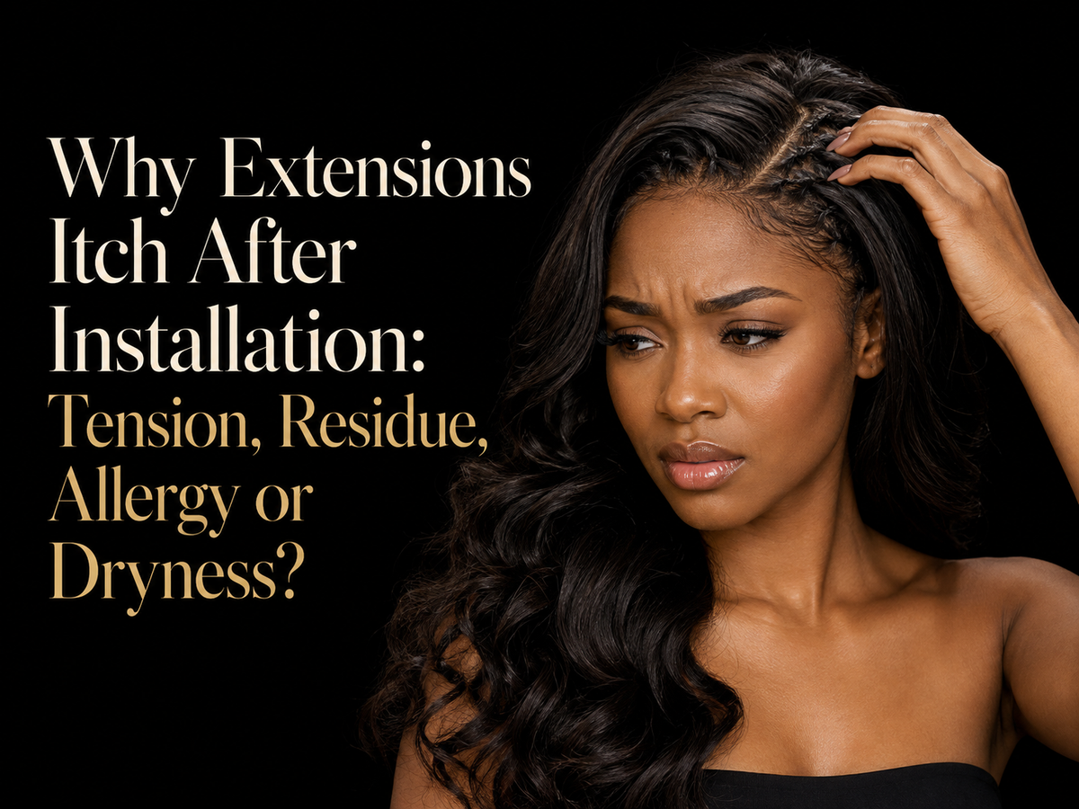 Why Extensions Itch After Installation: Tension, Residue, Allergy or Dryness?