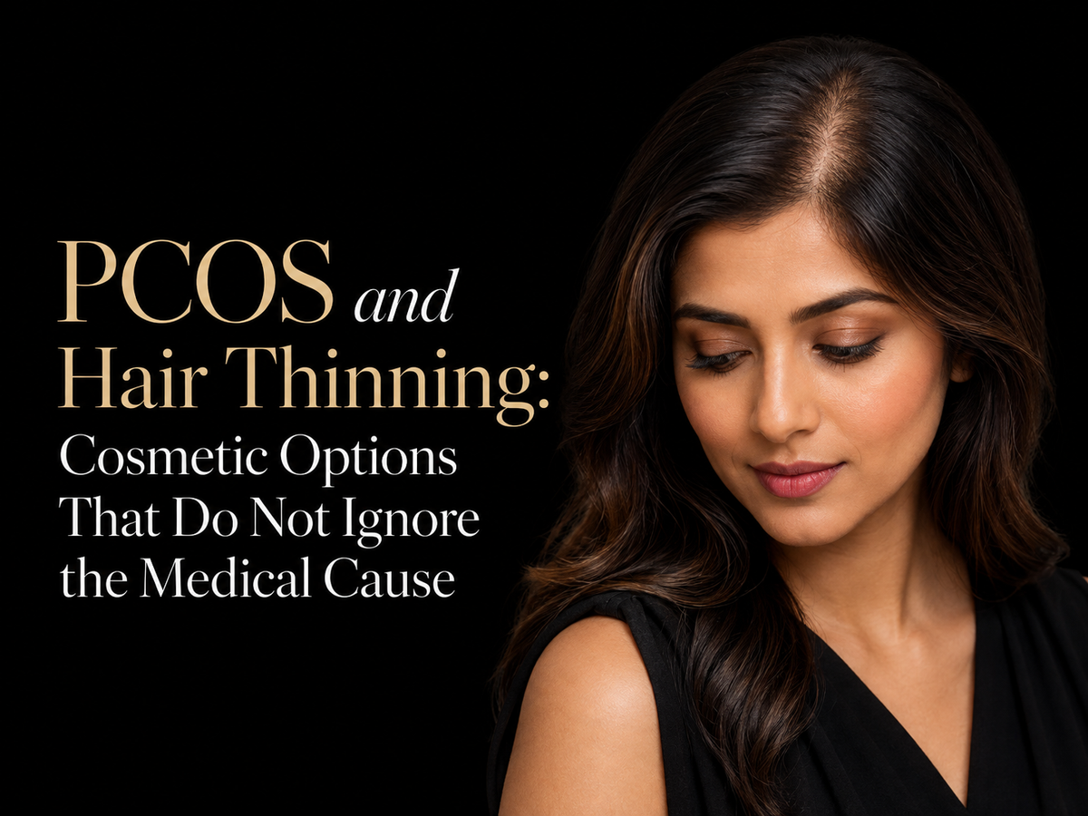 PCOS and Hair Thinning: Cosmetic Options That Do Not Ignore the Medical Cause