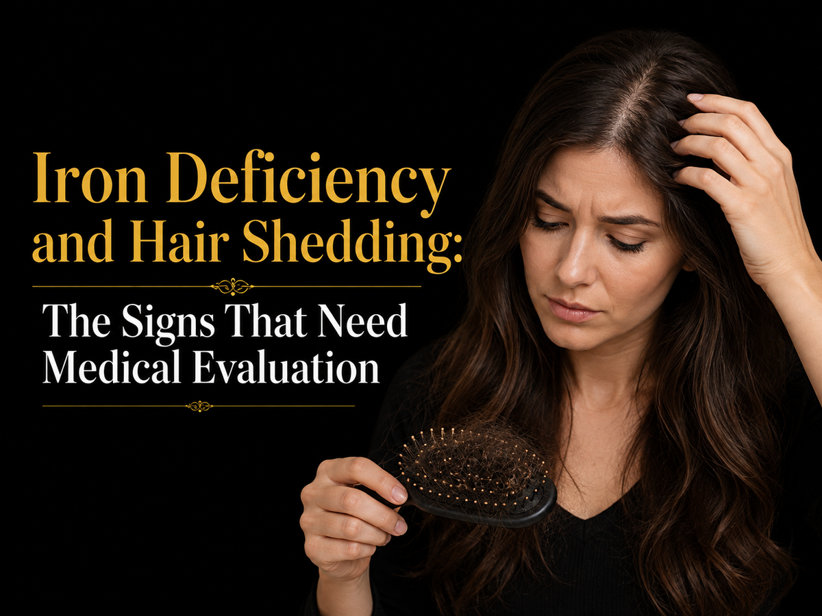Iron Deficiency and Hair Shedding: The Signs That Need Medical Evaluation