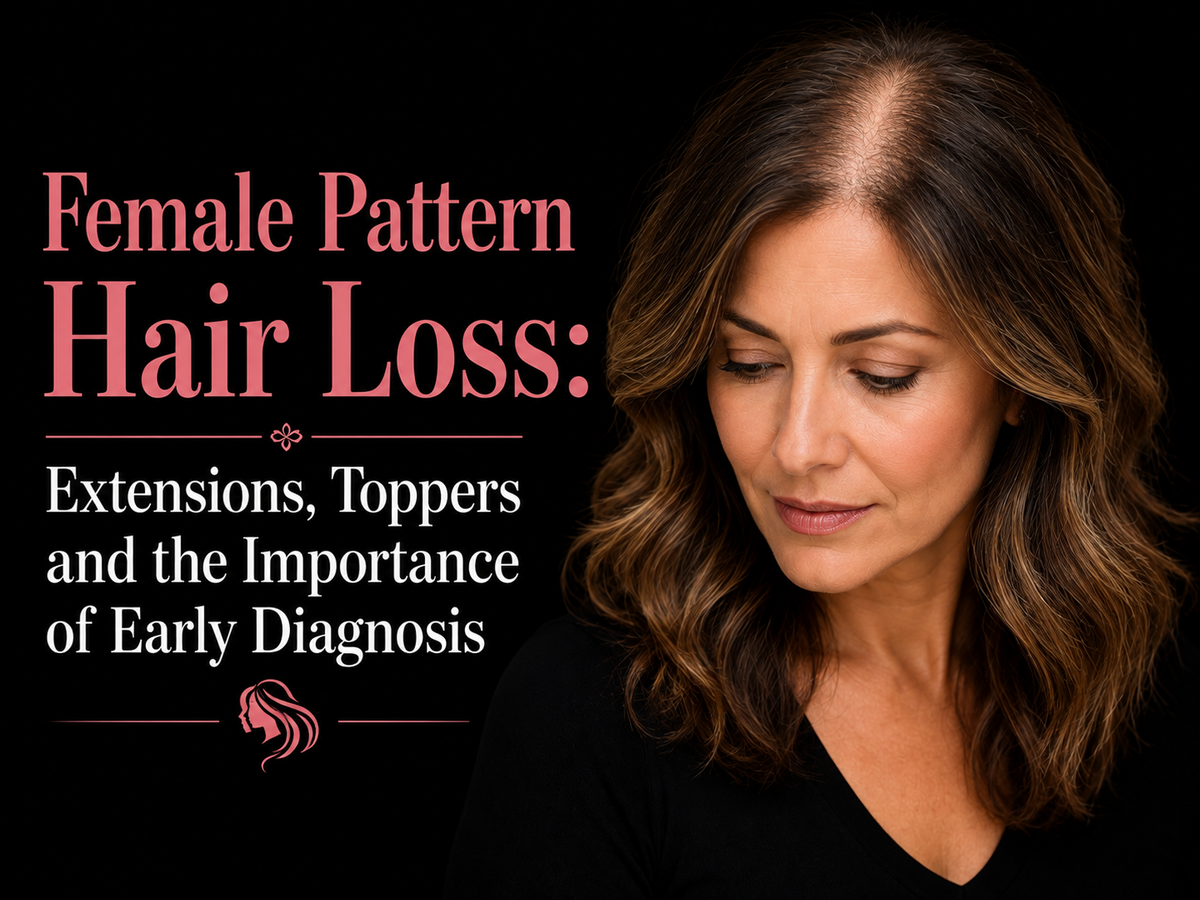 Female Pattern Hair Loss: Extensions, Toppers and the Importance of Early Diagnosis