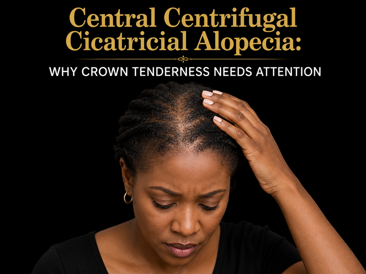 Central Centrifugal Cicatricial Alopecia: Why Crown Tenderness Needs Attention