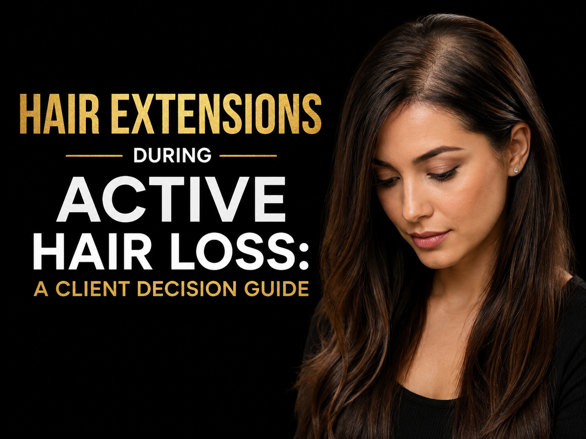 Hair Extensions During Active Hair Loss: A Client Decision Guide