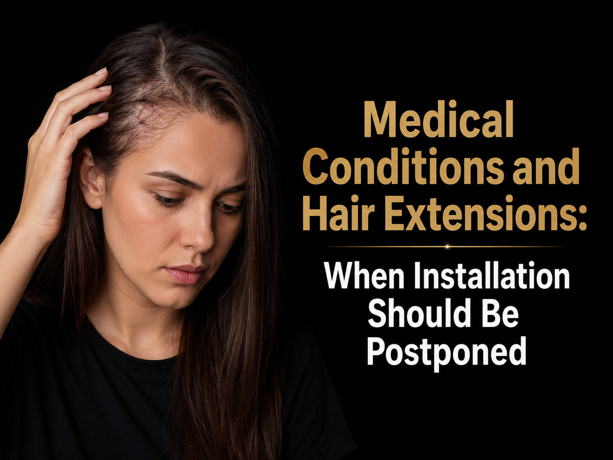 Medical Conditions and Hair Extensions: When Installation Should Be Postponed