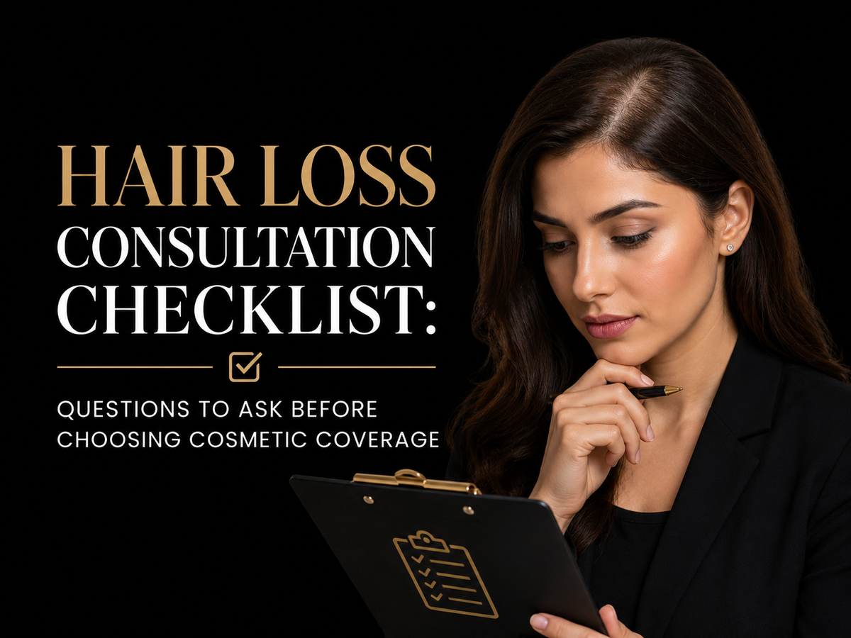 Hair Loss Consultation Checklist: Questions to Ask Before Choosing Cosmetic Coverage