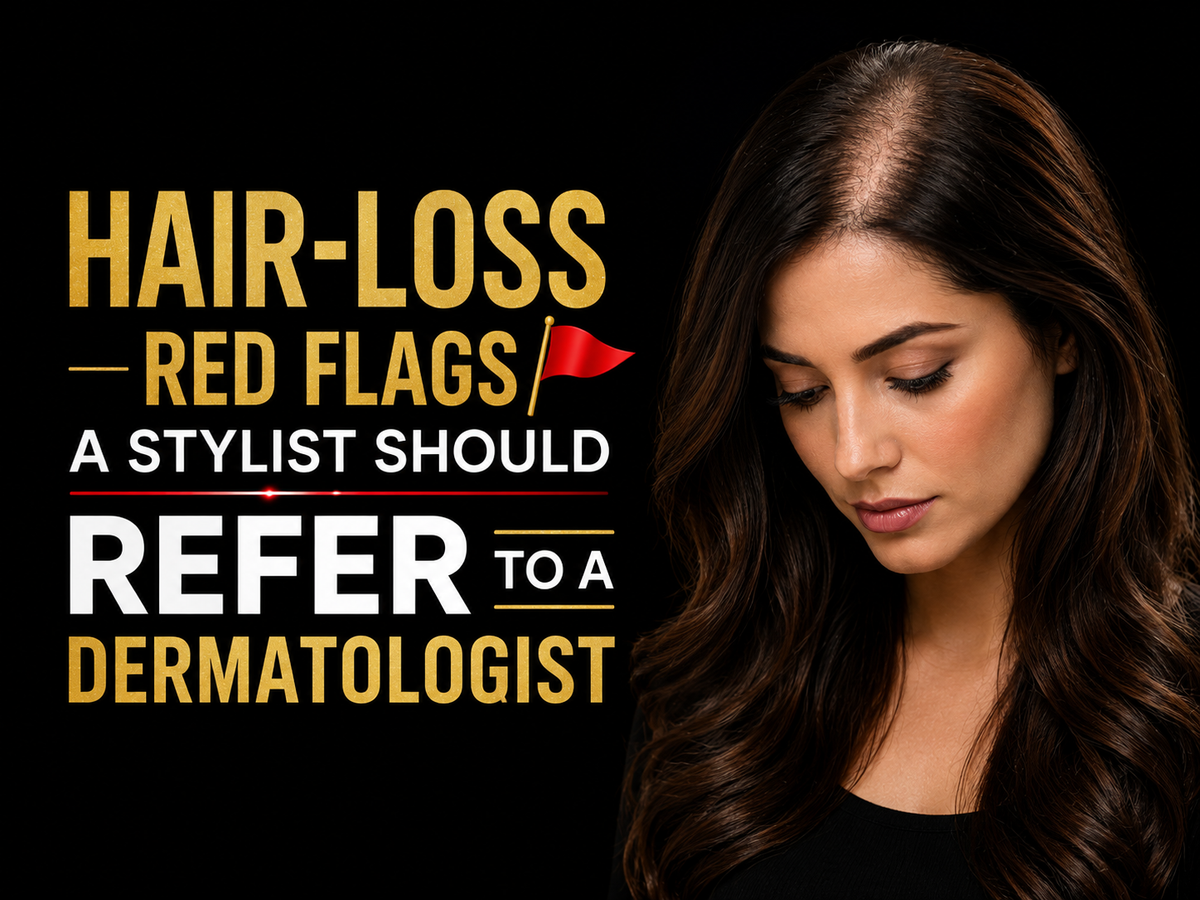 Hair-Loss Red Flags a Stylist Should Refer to a Dermatologist