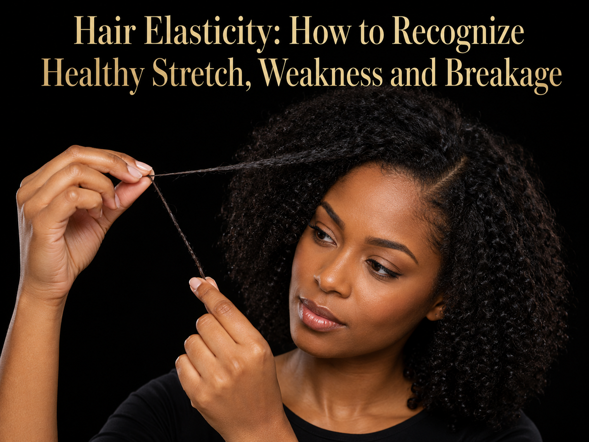 Hair Elasticity: How to Recognize Healthy Stretch, Weakness and Breakage