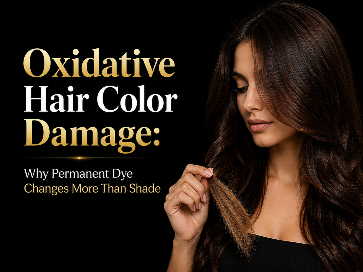 Oxidative Hair Color Damage: Why Permanent Dye Changes More Than Shade