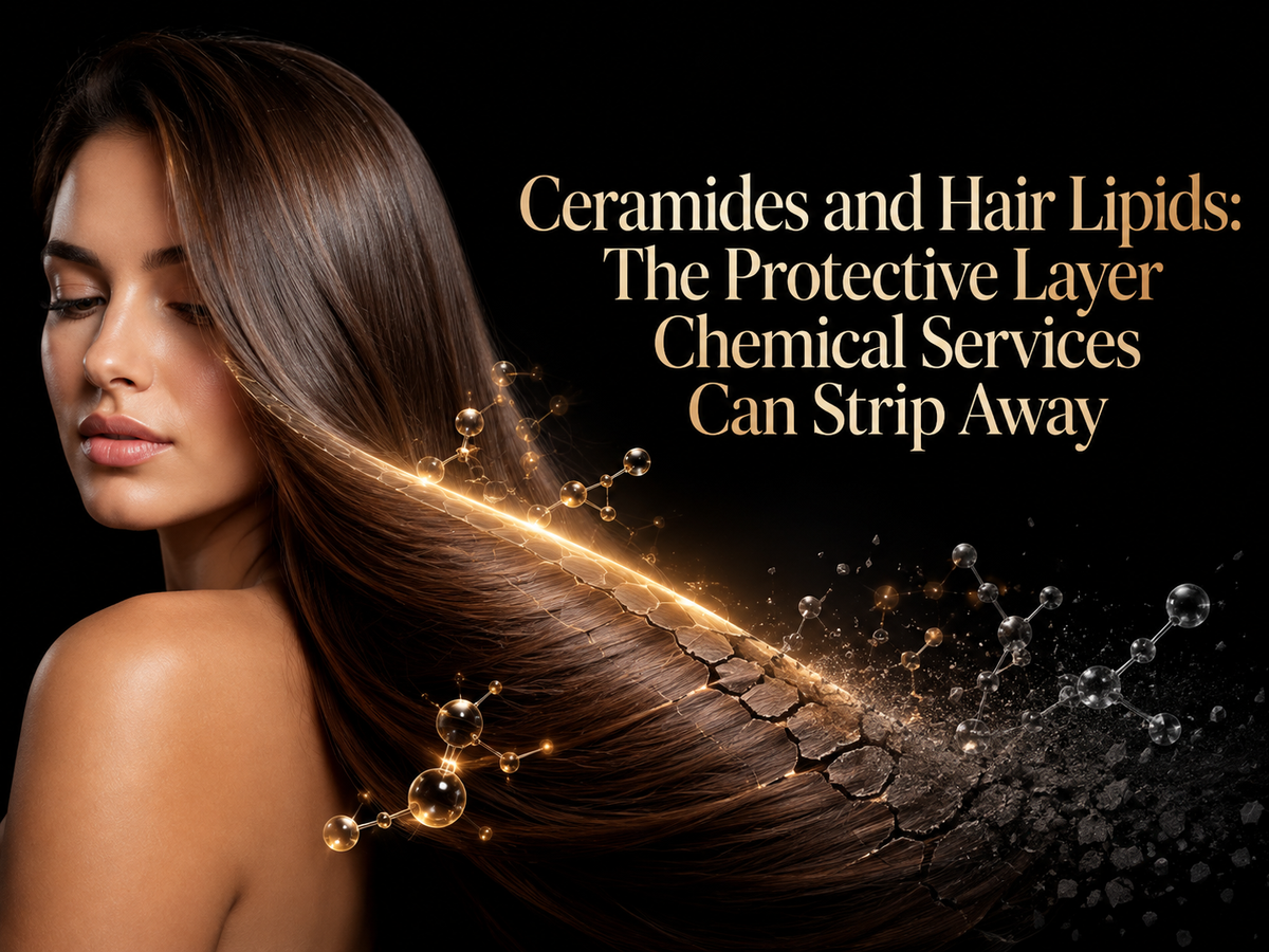 Ceramides and Hair Lipids: The Protective Layer Chemical Services Can Strip Away