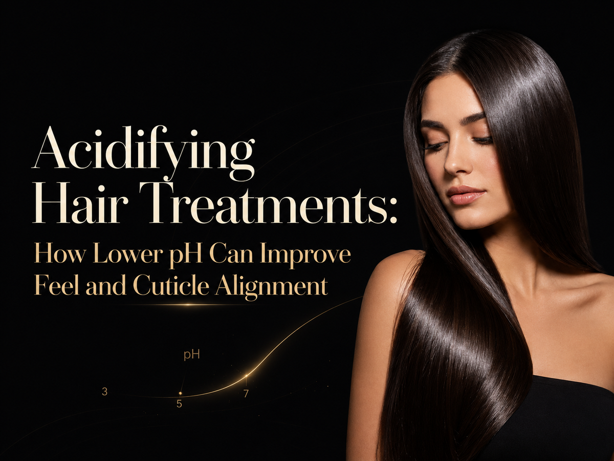 Acidifying Hair Treatments: How Lower pH Can Improve Feel and Cuticle Alignment