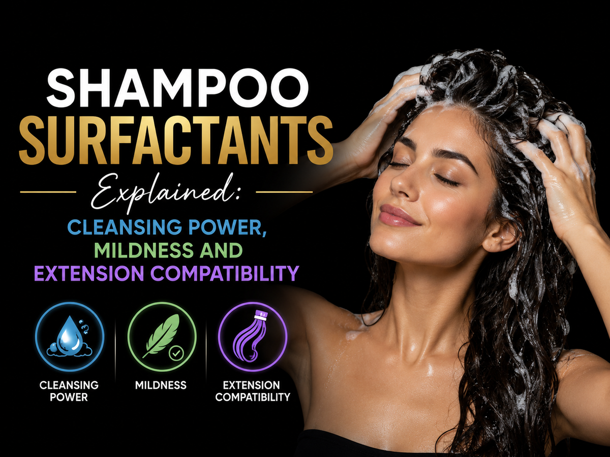 Shampoo Surfactants Explained: Cleansing Power, Mildness and Extension Compatibility
