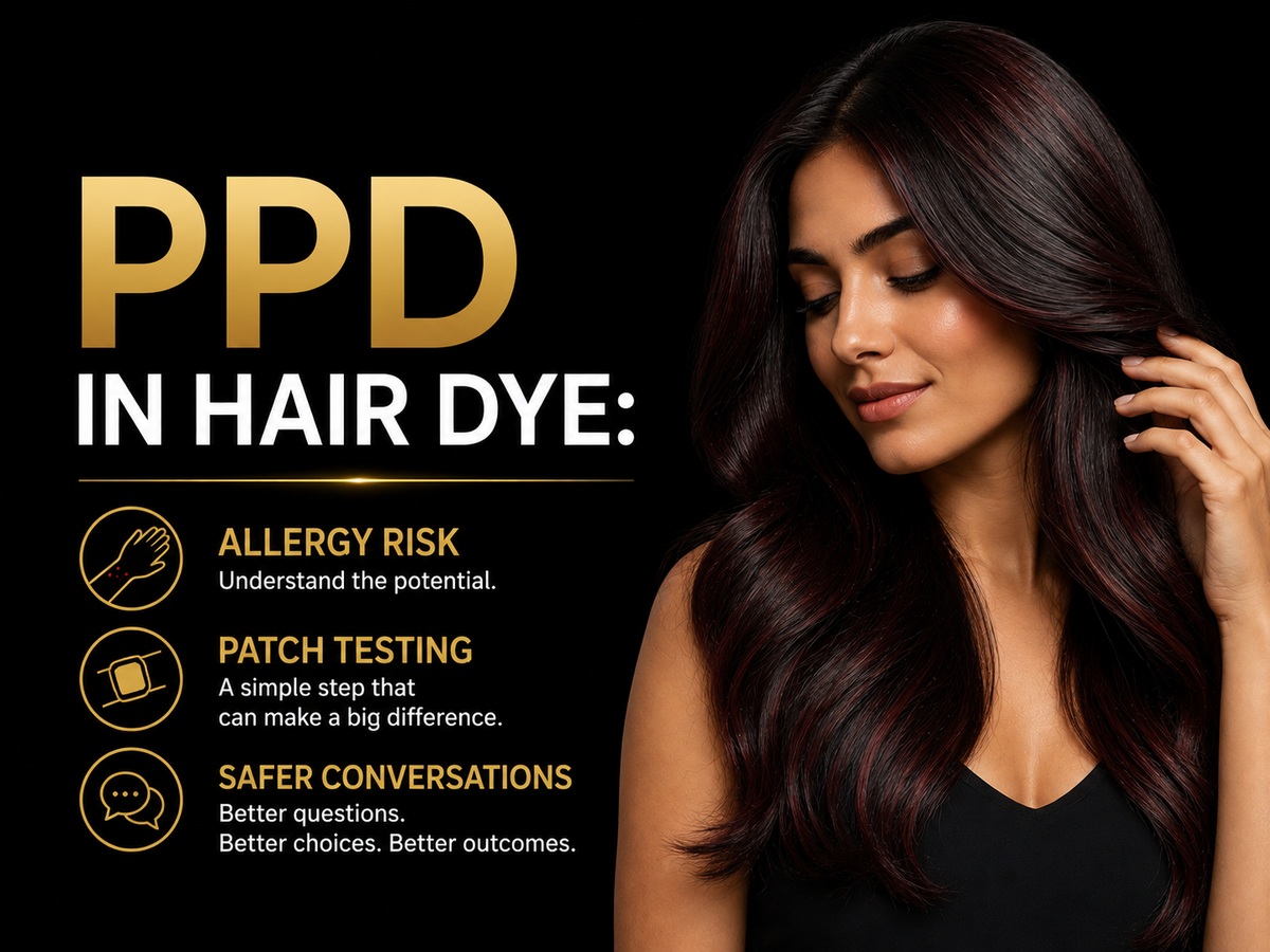 PPD in Hair Dye: Allergy Risk, Patch Testing and Safer Conversations