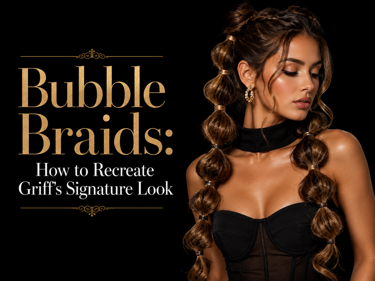 Bubble Braids: How to Recreate Griff's Signature Look
