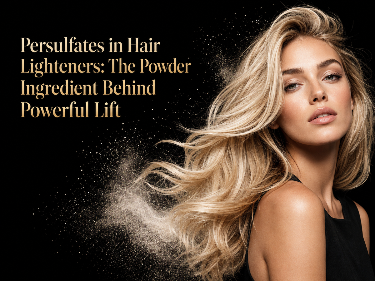 Persulfates in Hair Lighteners: The Powder Ingredient Behind Powerful Lift