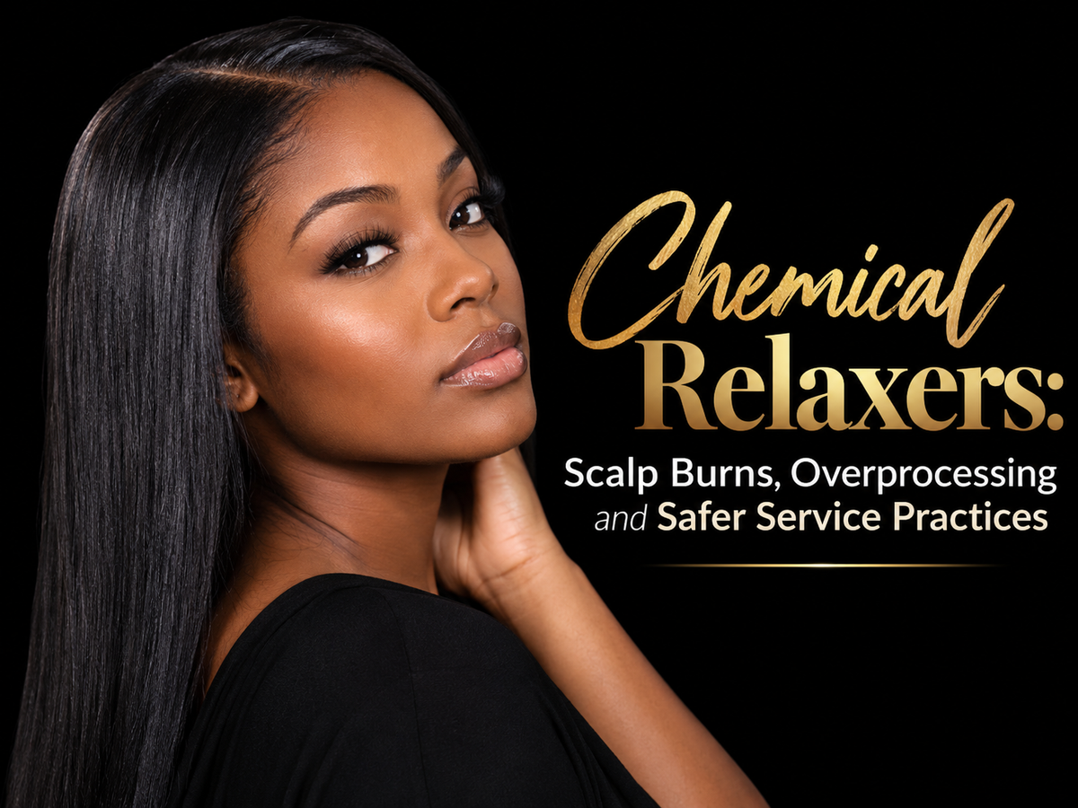 Chemical Relaxers: Scalp Burns, Over processing and Safer Service Practices